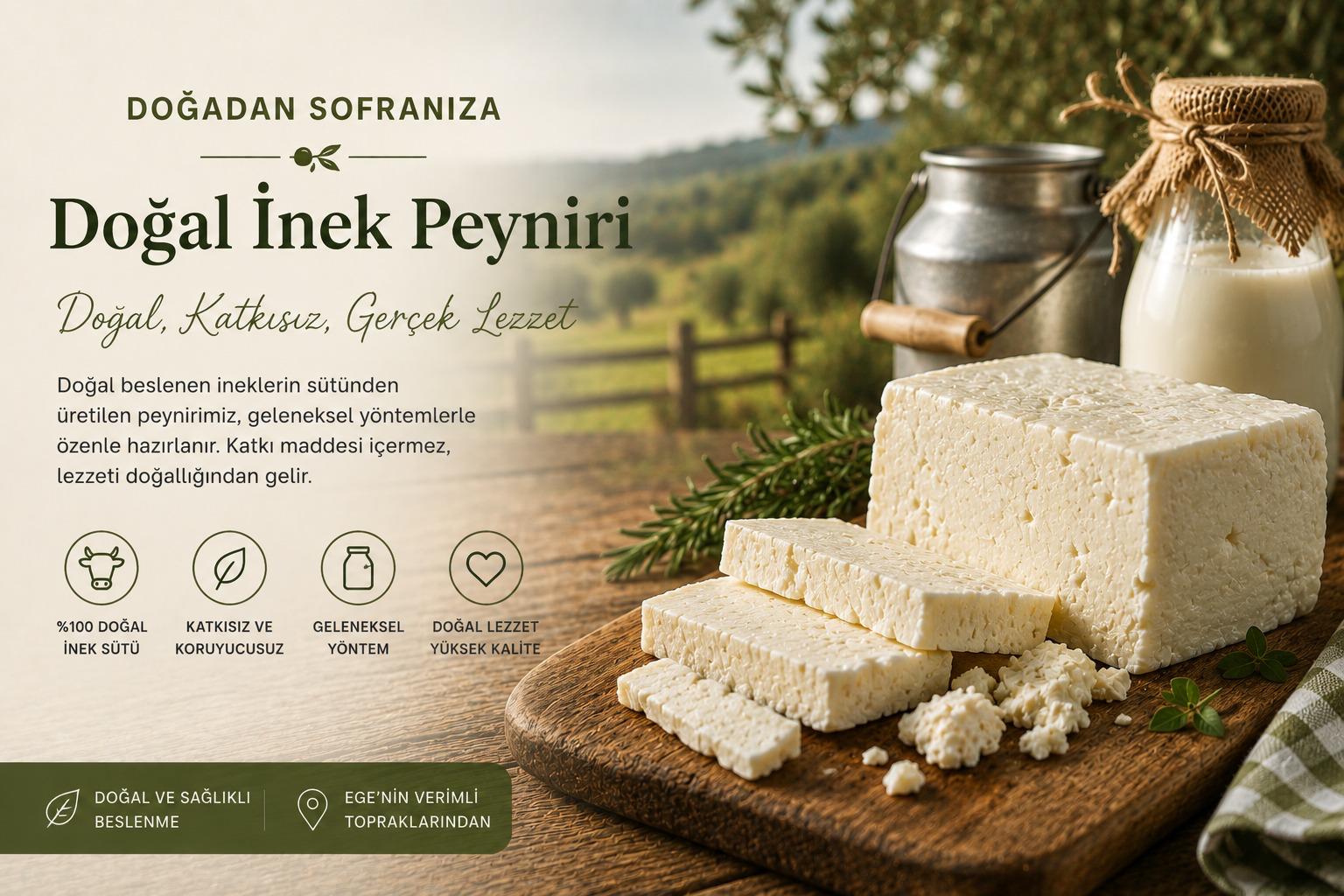 Ahşap tahtada dilimlenmiş doğal inek peyniri